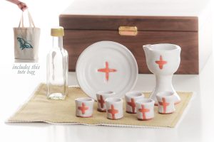 A complete portable communion kit
