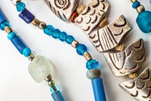 spirit of creation liturgical necklace Articulated Fish